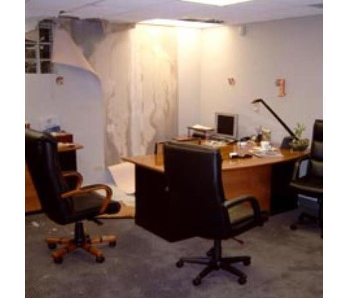 Water Damage to Office Space